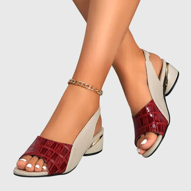 Whitney™ | Elegant Leather Sandals