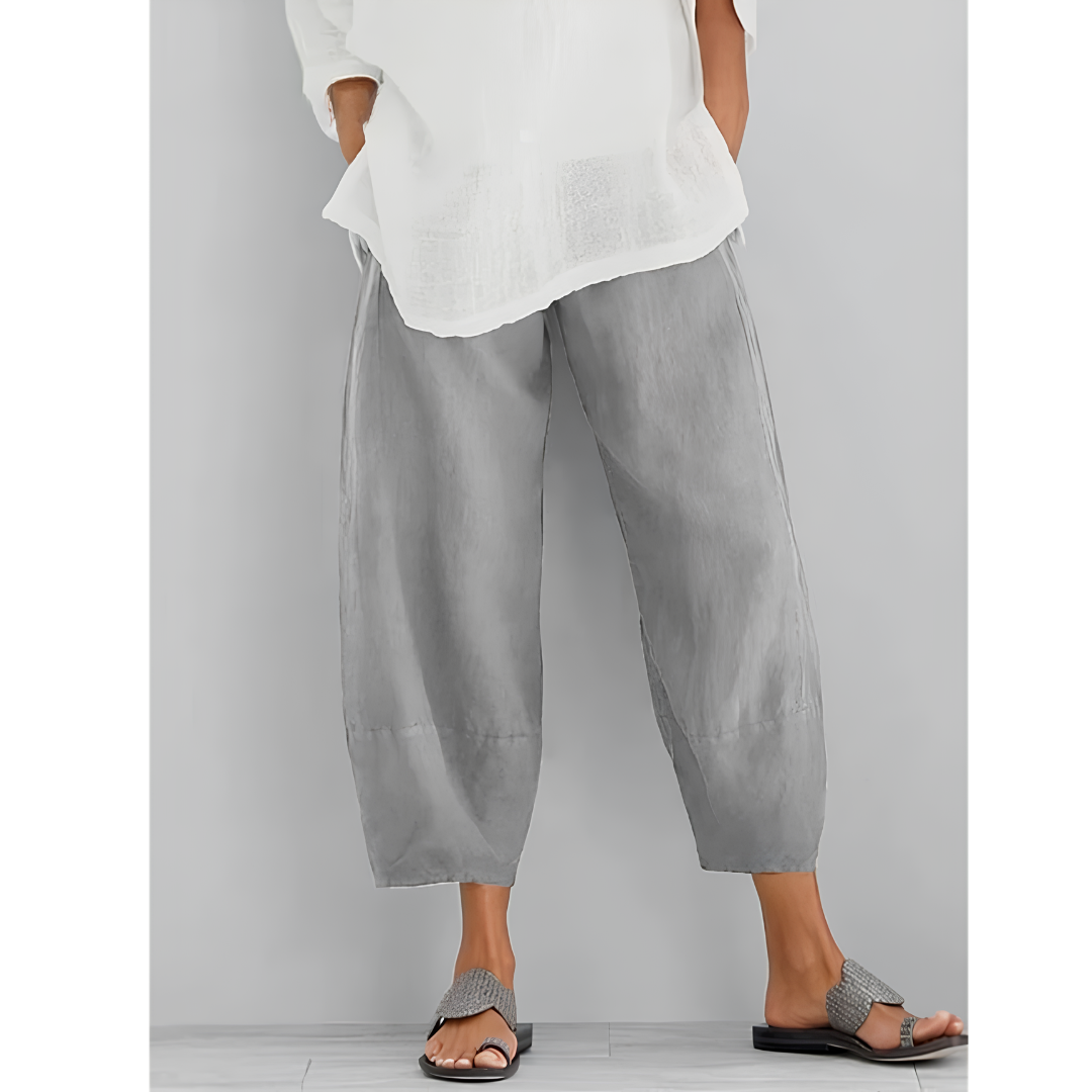 Sabine | Elastic Waist Wide Leg Pants (Copy)