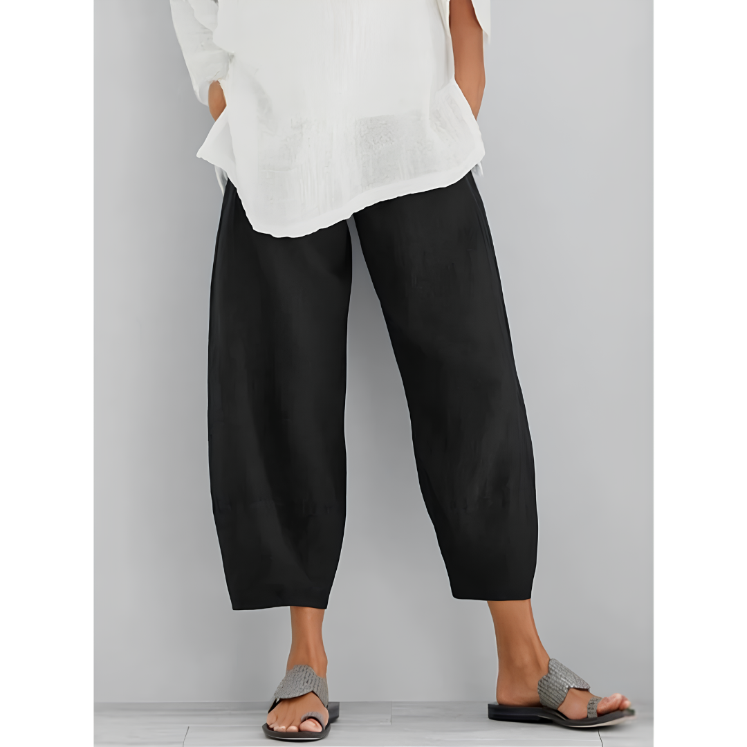 Sabine | Elastic Waist Wide Leg Pants (Copy)