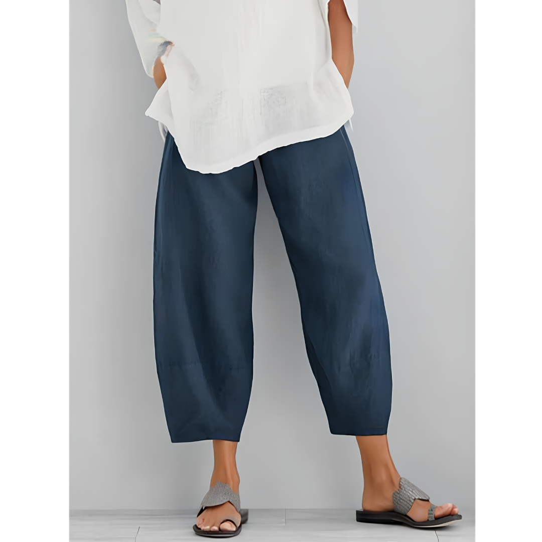 Sabine | Elastic Waist Wide Leg Pants (Copy)