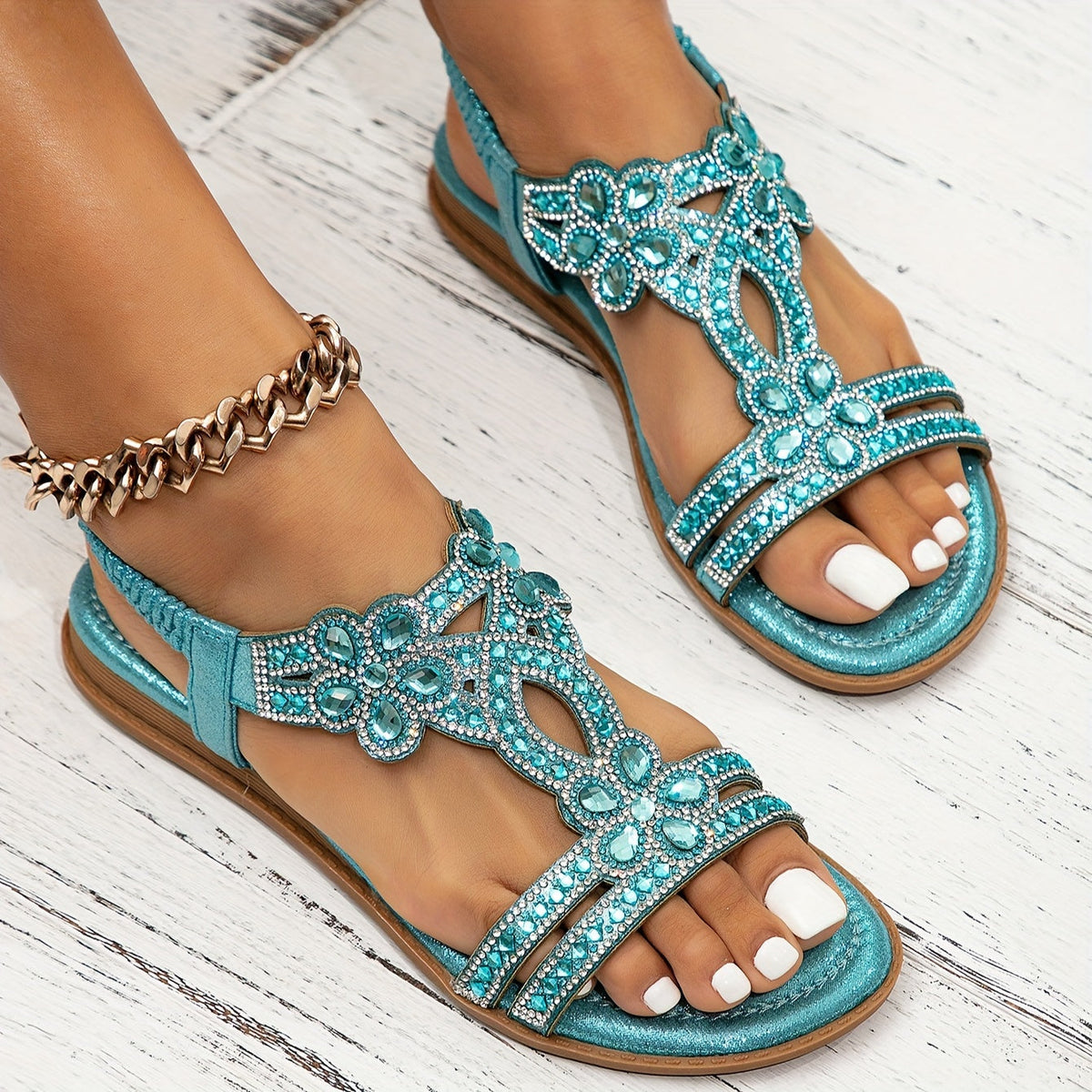 Isabelle | Embellished Comfort Sandals