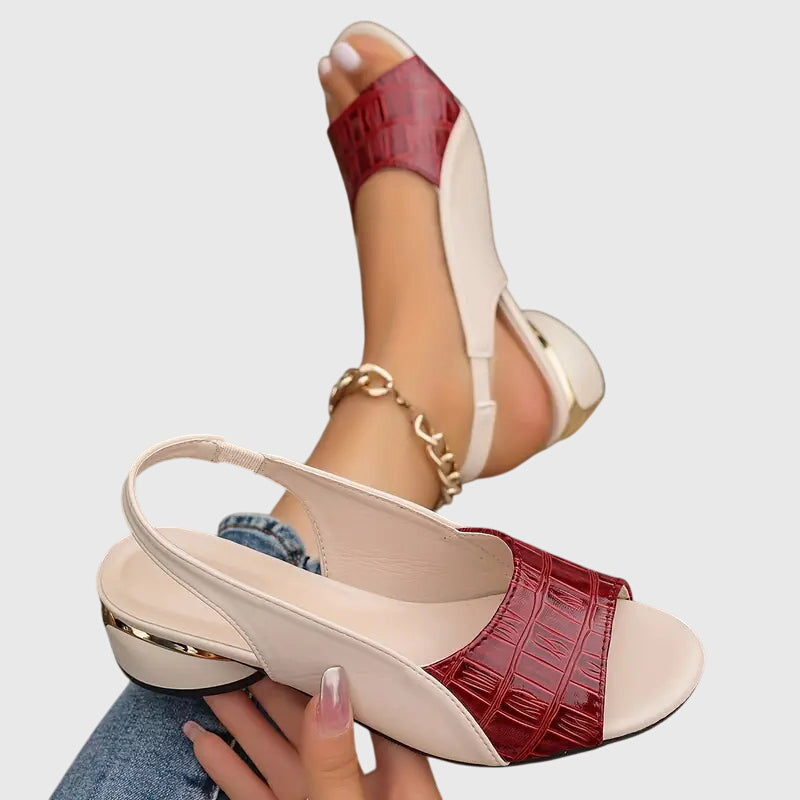 Whitney™ | Elegant Leather Sandals