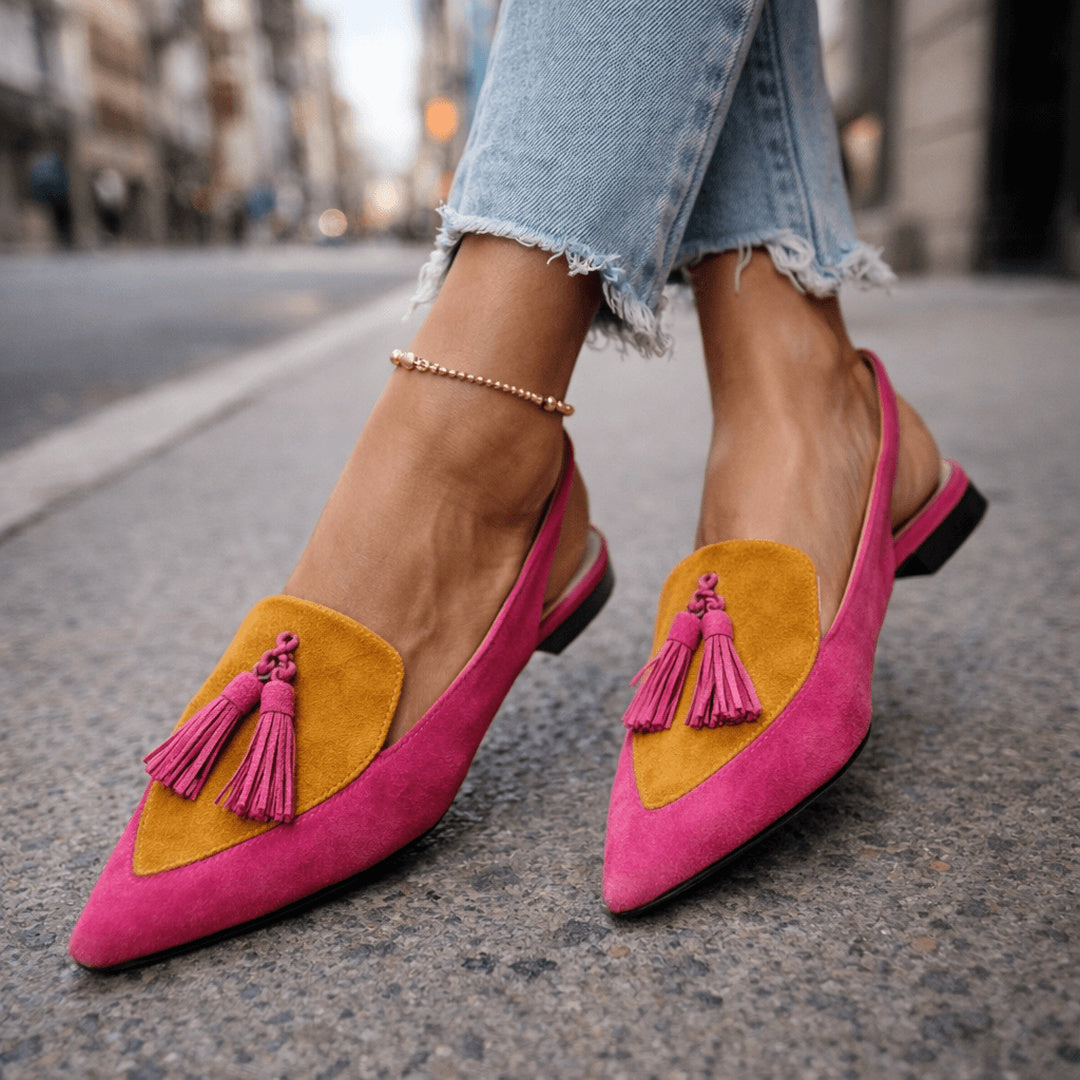 Hazel | Elegant Tassel Sandals