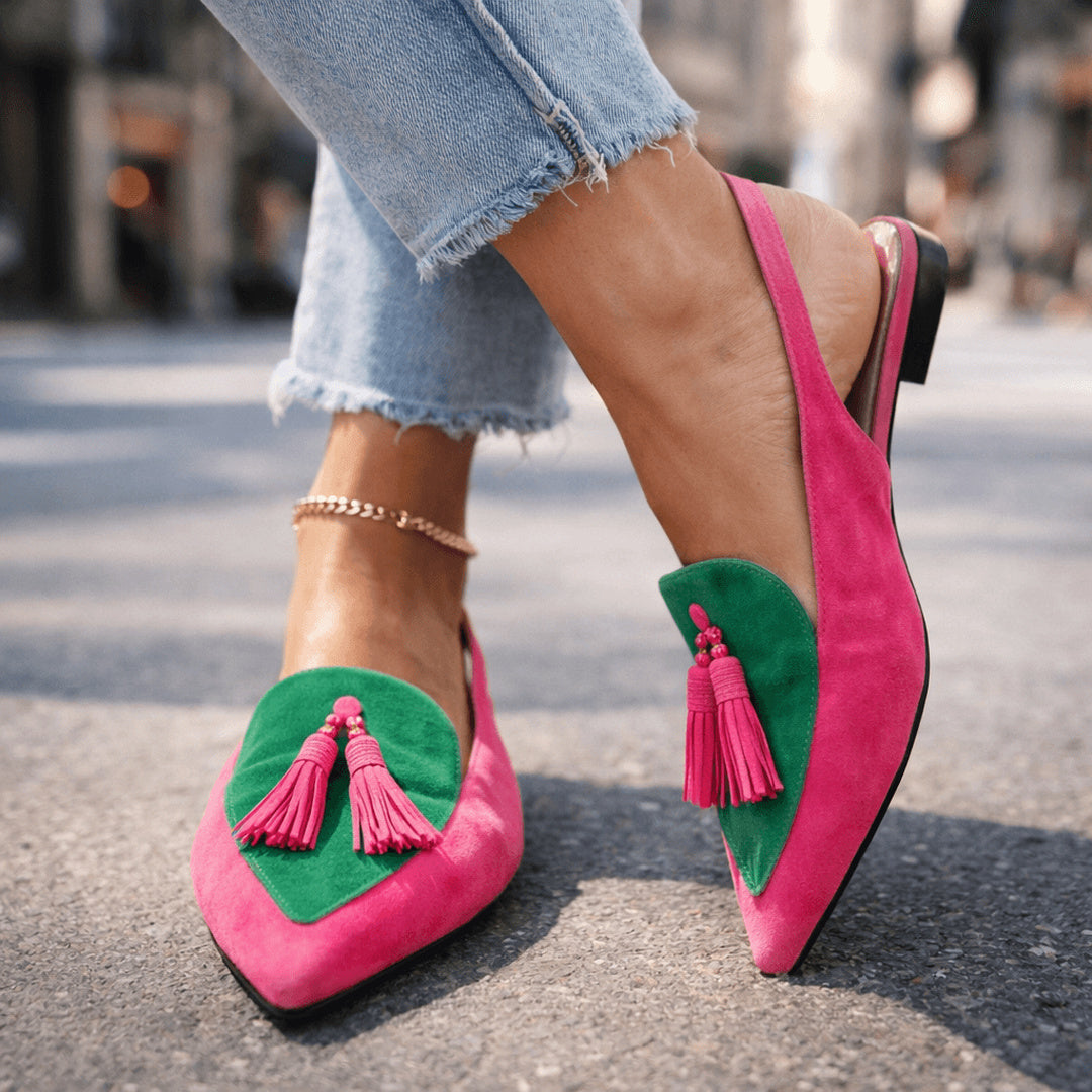 Hazel | Elegant Tassel Sandals