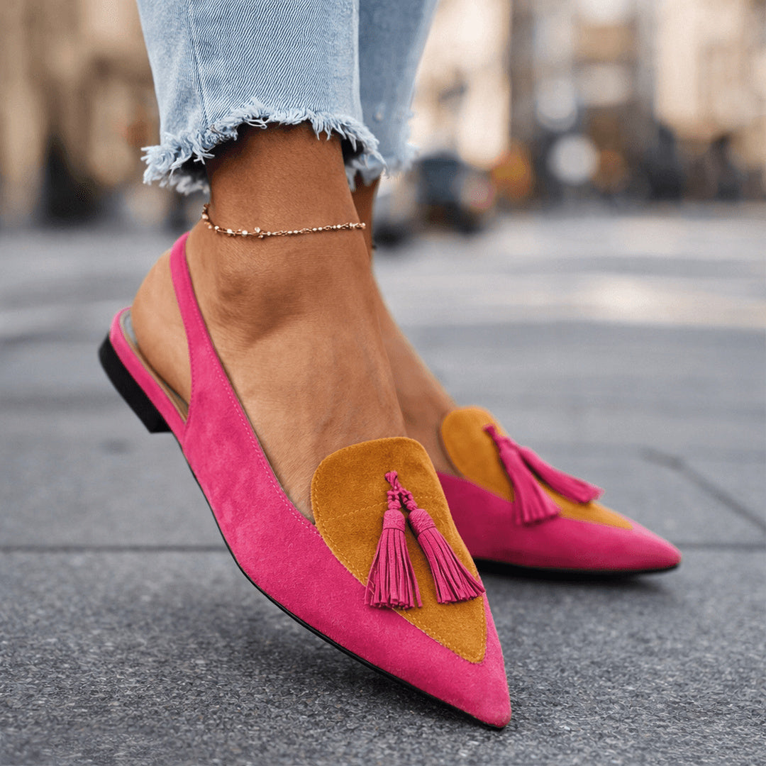 Hazel | Elegant Tassel Sandals