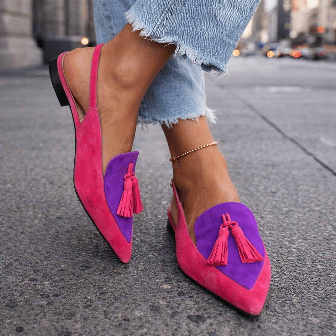 Hazel | Elegant Tassel Sandals