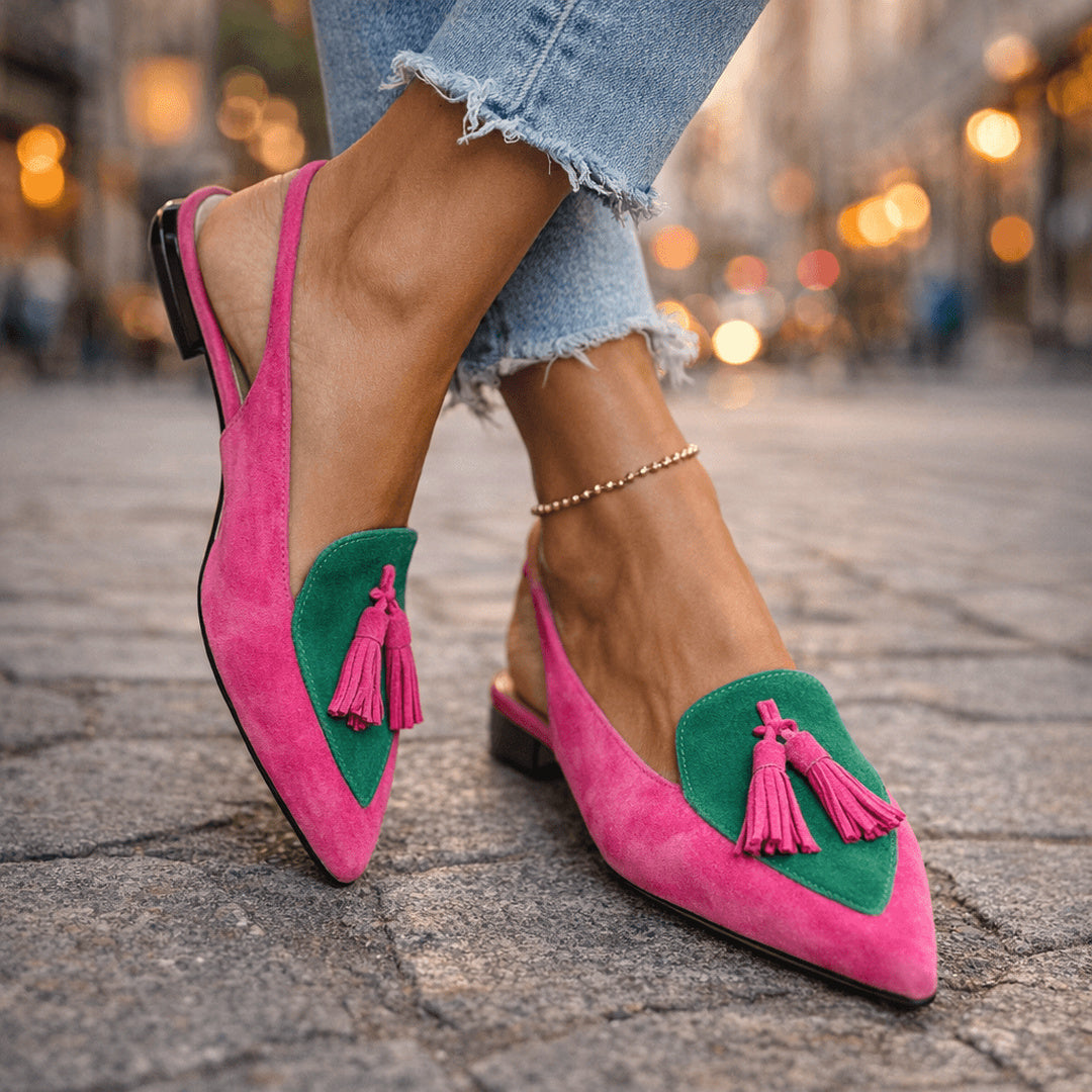 Hazel | Elegant Tassel Sandals