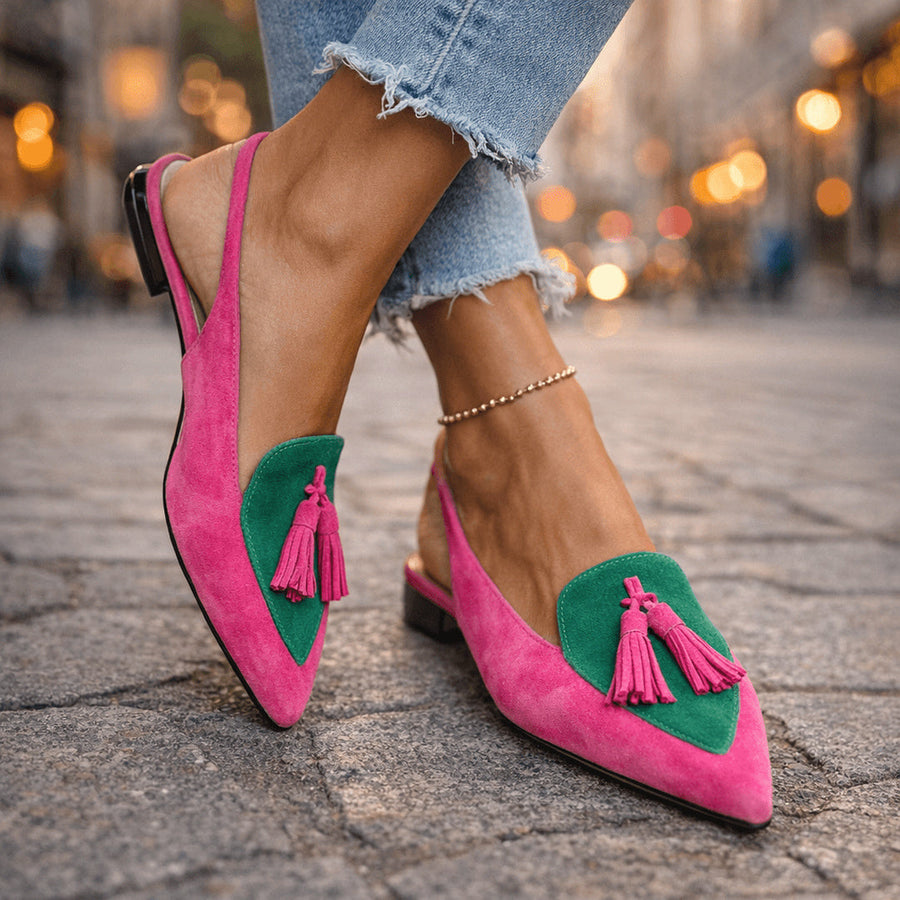Hazel | Elegant Tassel Sandals