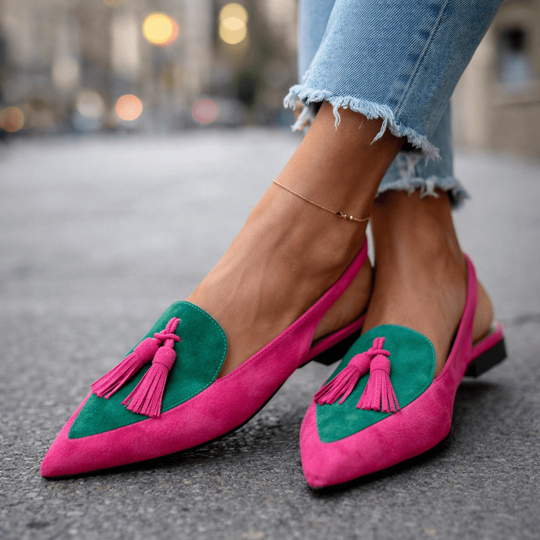Hazel | Elegant Tassel Sandals