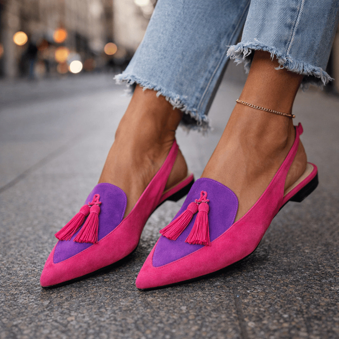 Hazel | Elegant Tassel Sandals