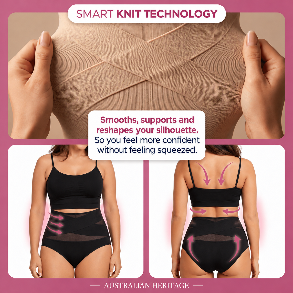 Cinchet™ – High-Waisted Cross Tummy Control Shaping Briefs