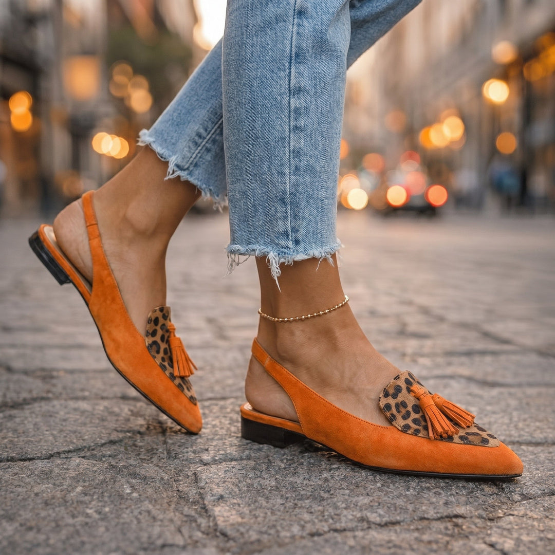 Hazel | Elegant Tassel Sandals