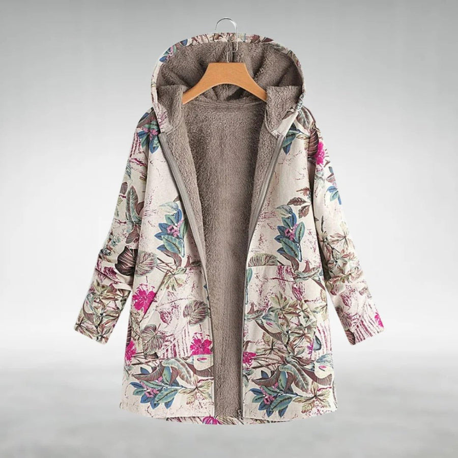 Annemarie | Floral Fleece Jacket