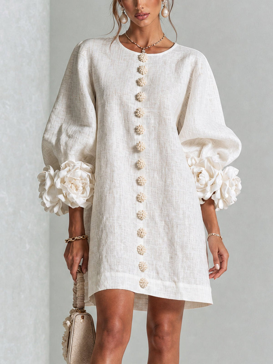 Jacinthe | Button-Down Mini Dress