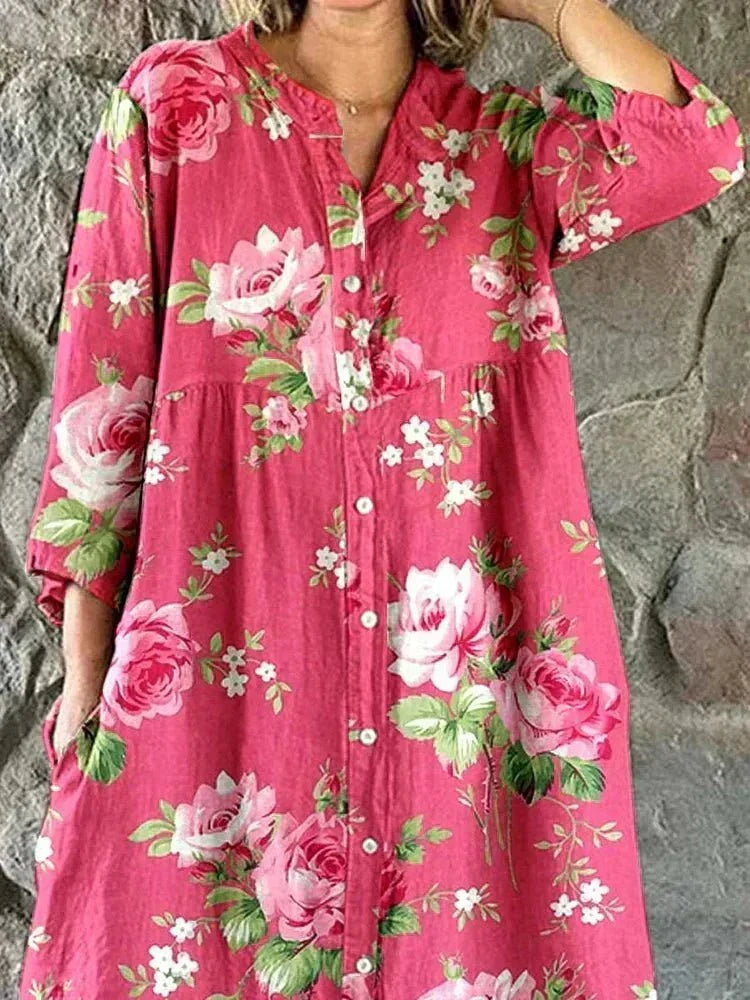 Maddie | Art Floral Dress