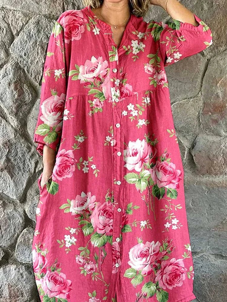Maddie | Art Floral Dress