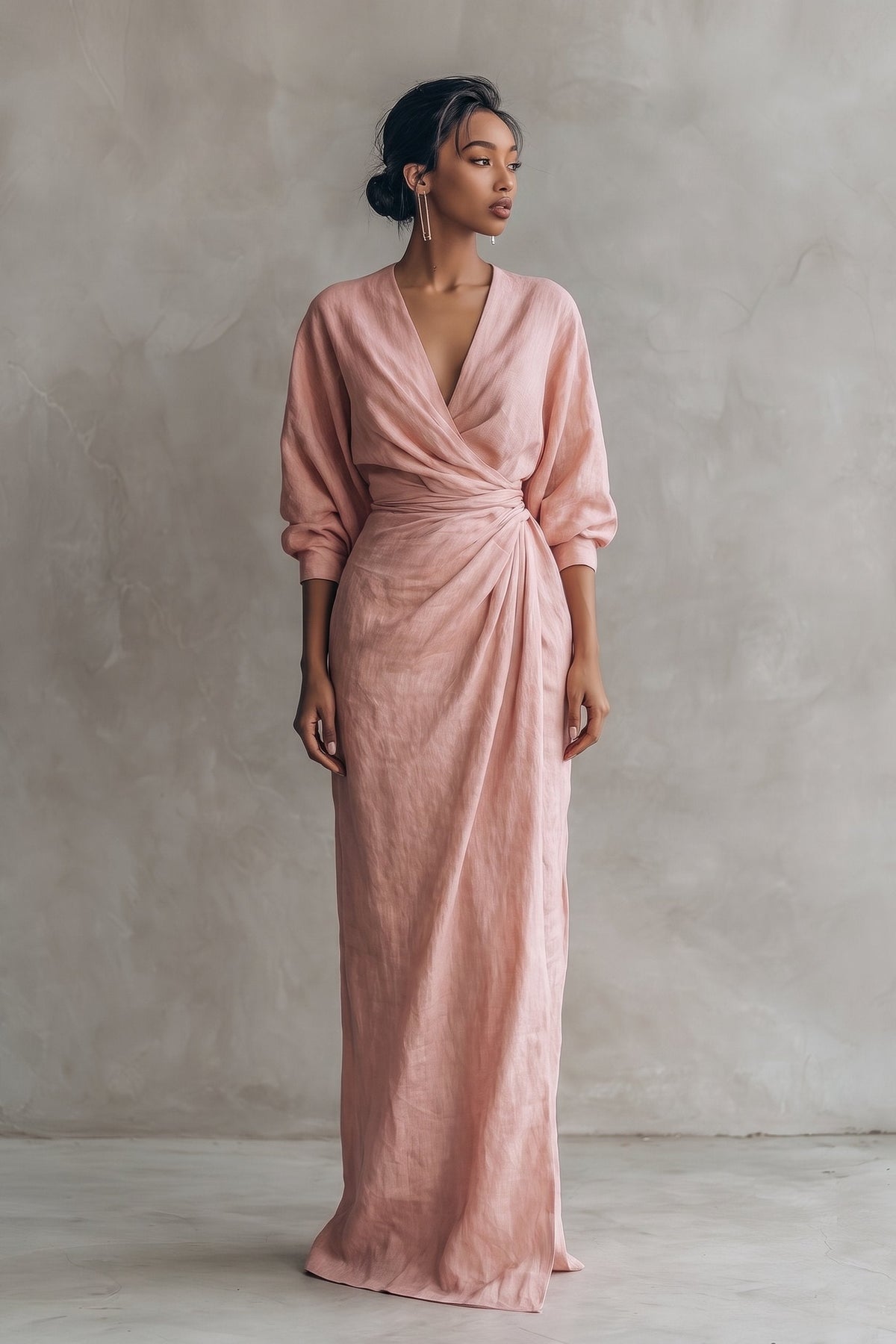 Kenya | Blend V-Neck Maxi Dress