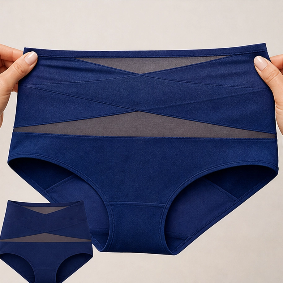 Cinchet™ – High-Waisted Cross Tummy Control Shaping Briefs
